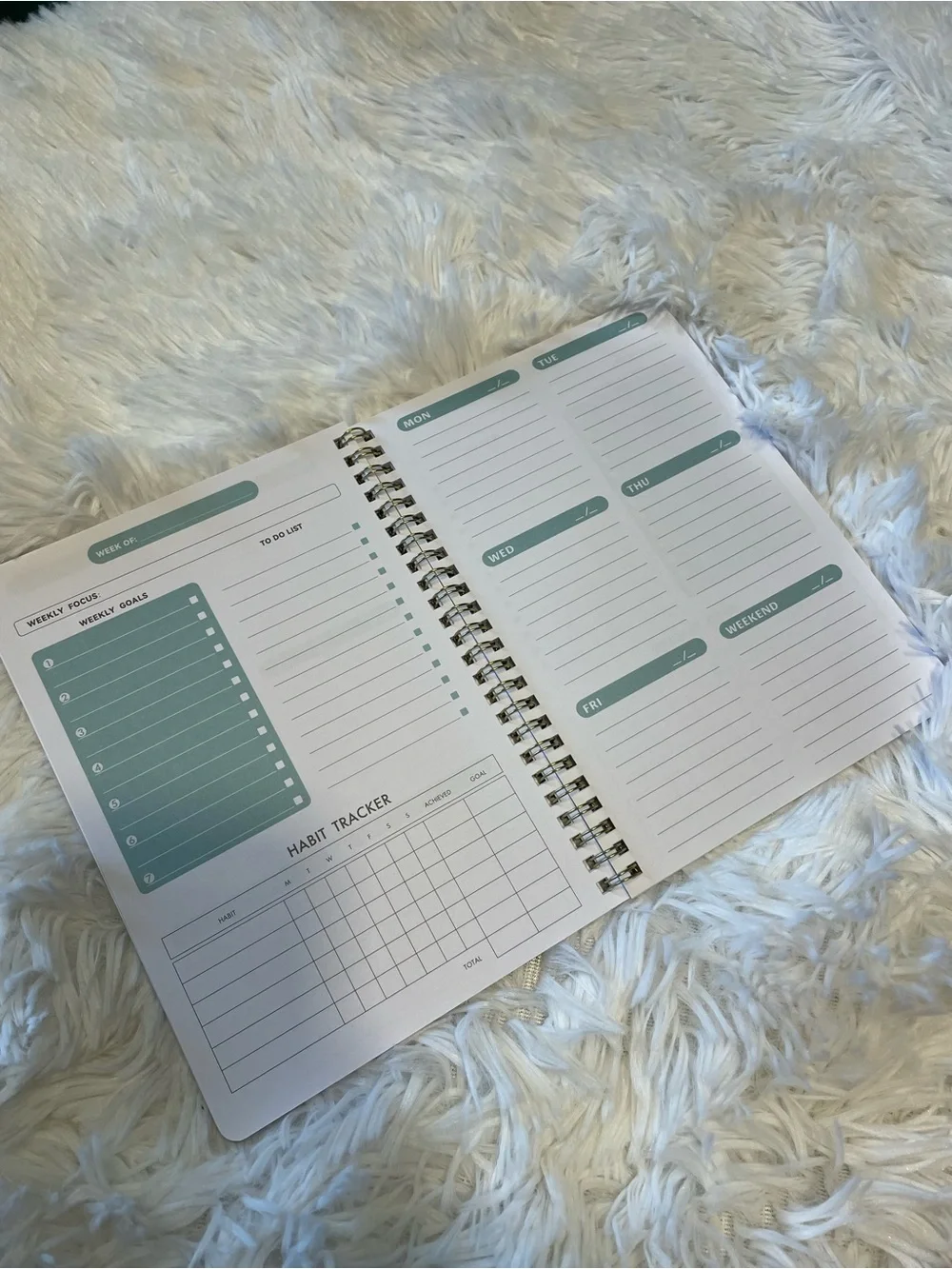 Maurice’s Weekly Planner